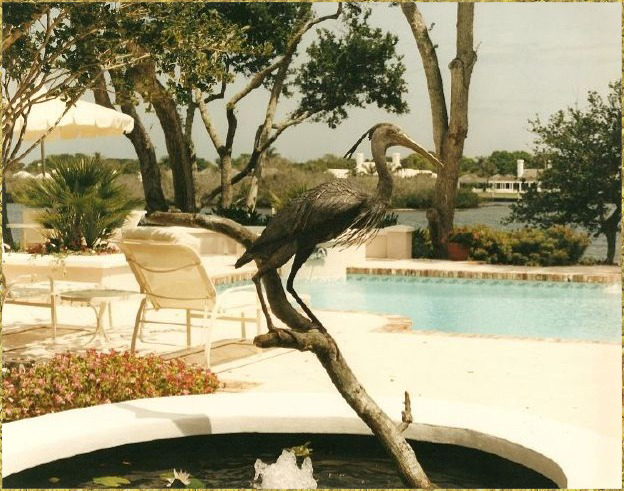 Upright Blue Heron